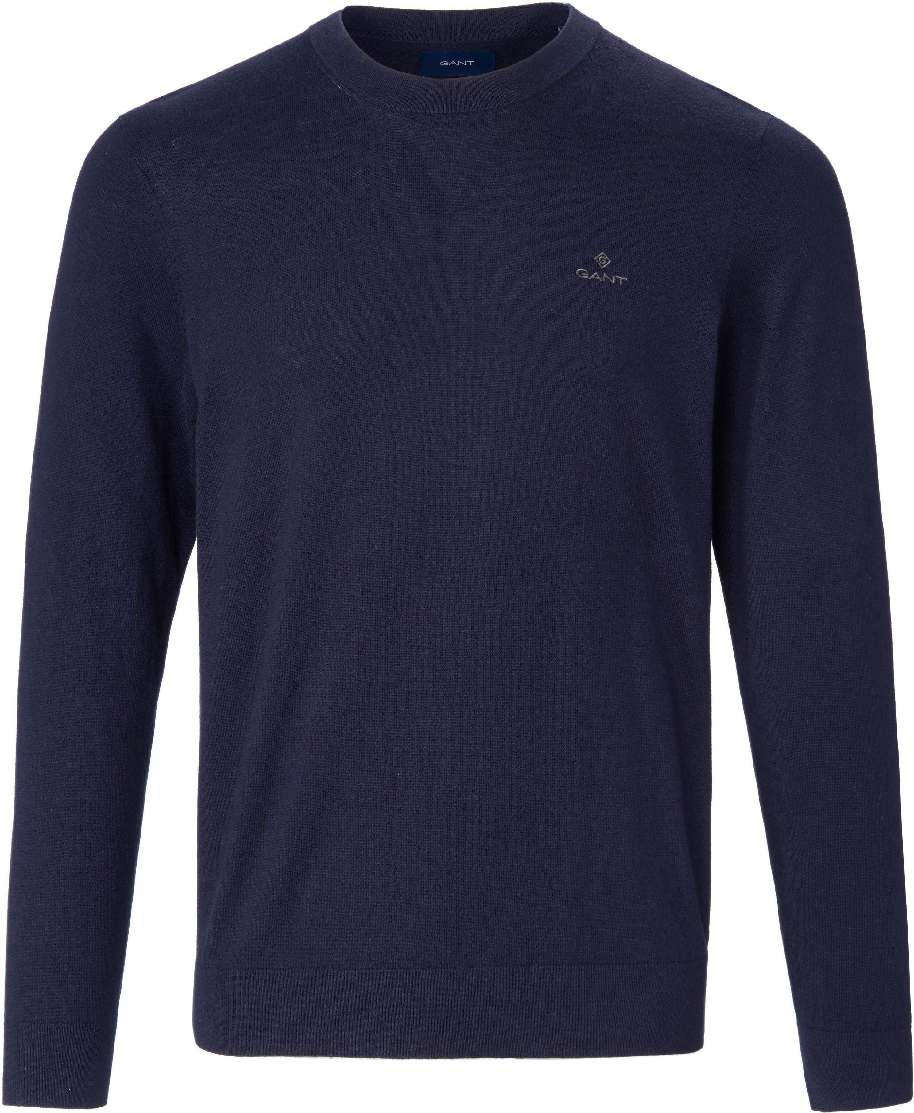 Gant Rundhals-Pullover GANT blau Herren 50