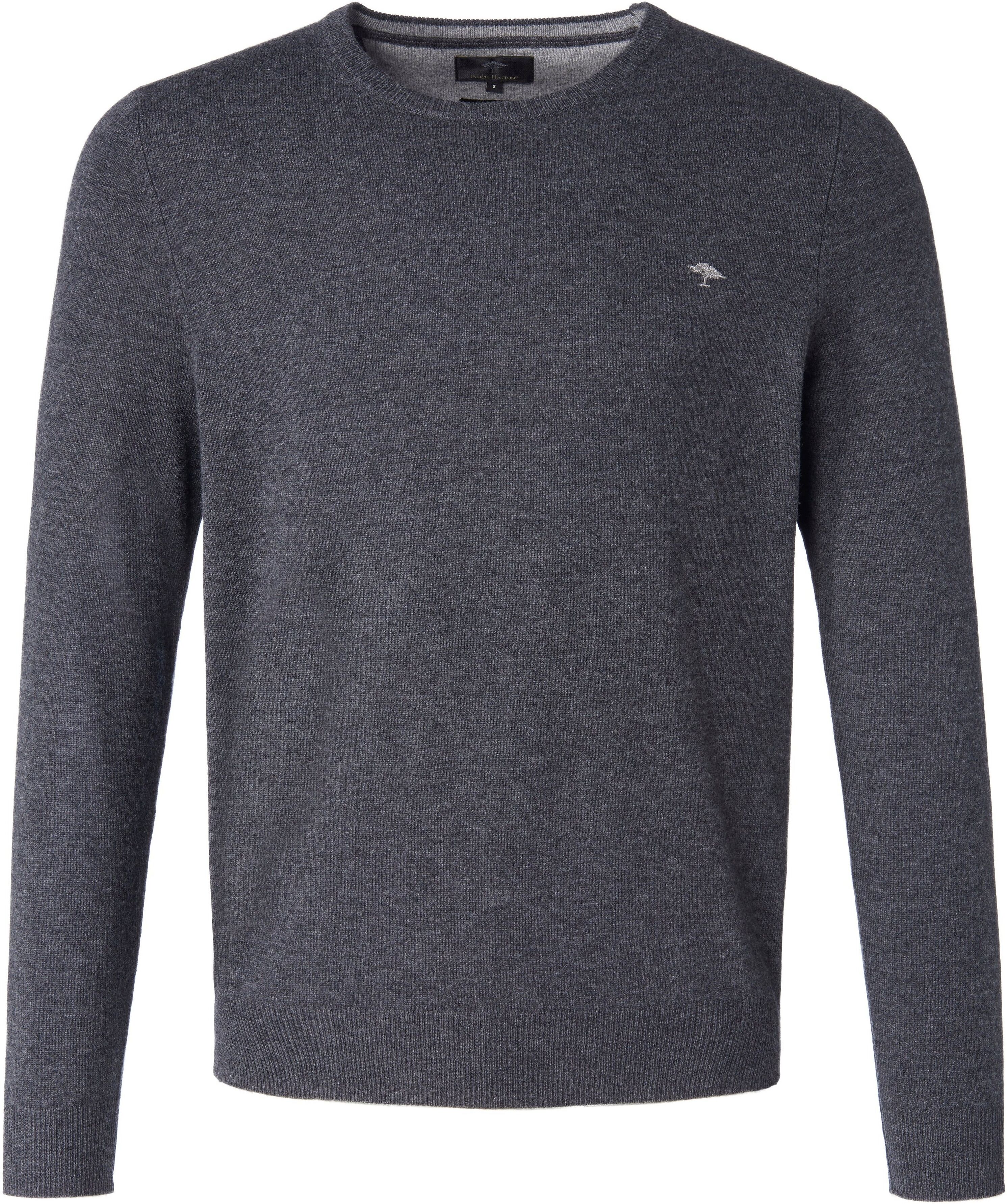 Fynch Hatton Rundhals-Pullover  Fynch Hatton grau Herren 50