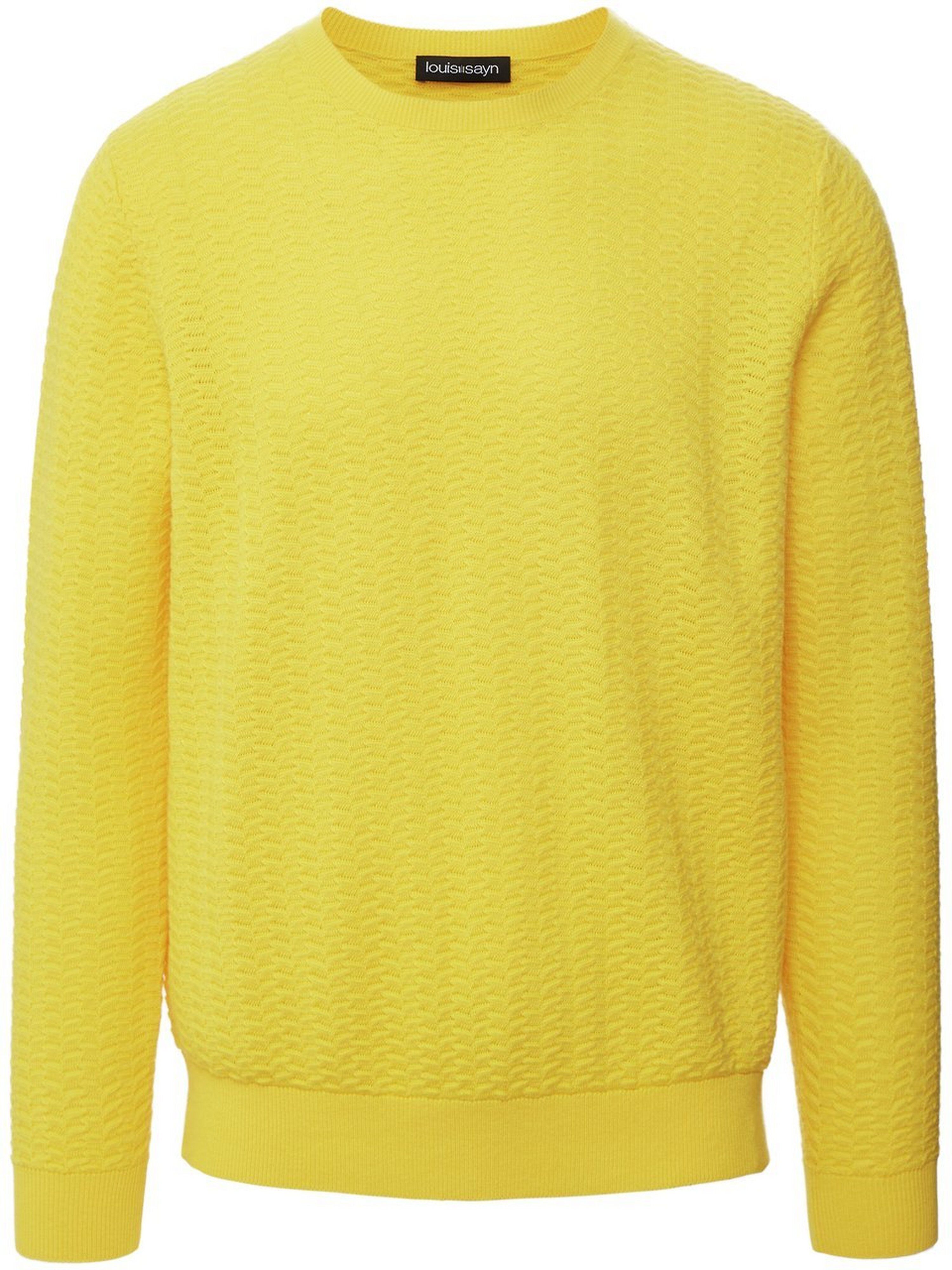 Louis Sayn Rundhals-Pullover Louis Sayn gelb Herren 52