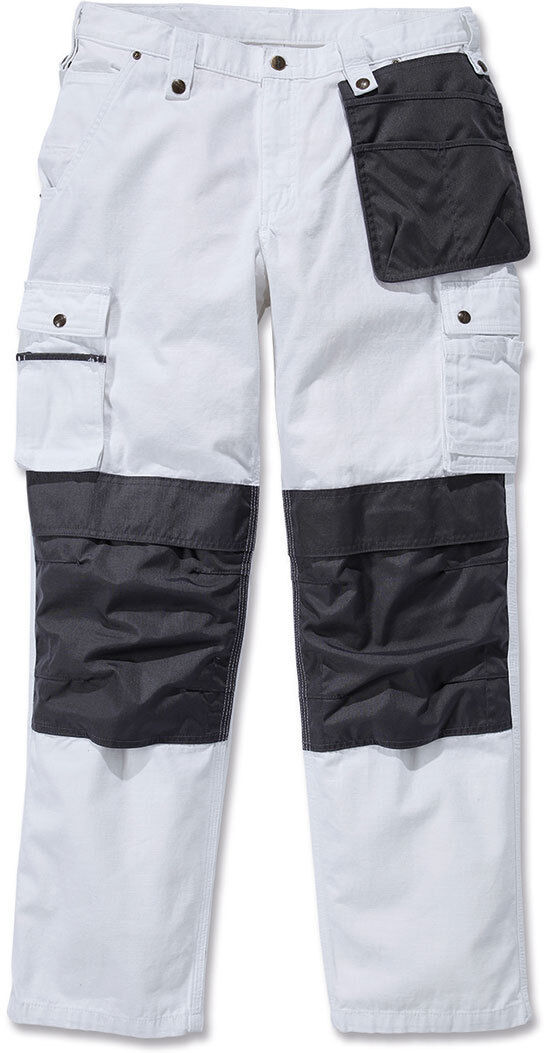 Carhartt Multi Pocket Ripstop Hose 40 Weiss