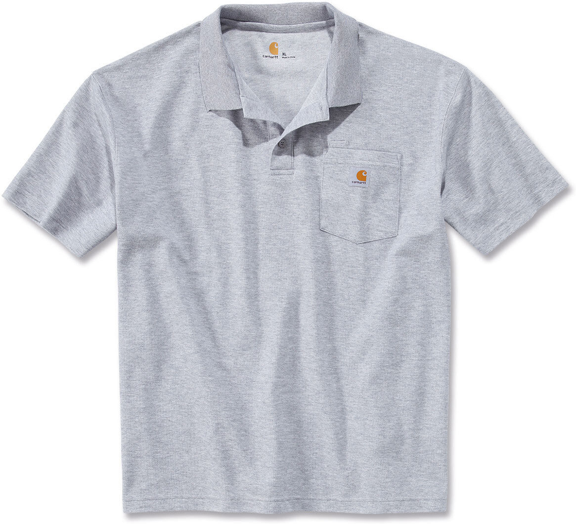 Carhartt Contractors Work Pocket Poloshirt S Grau