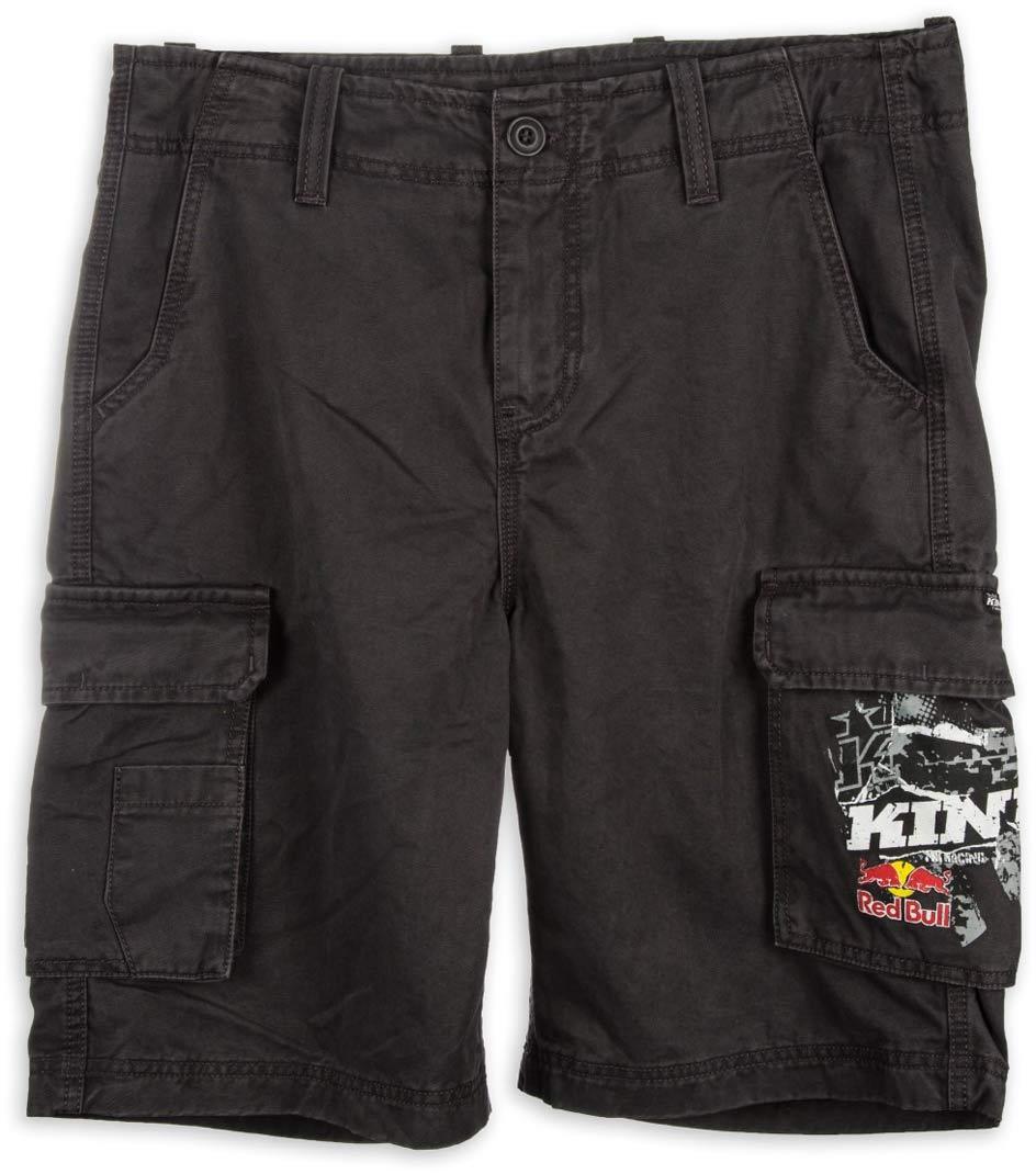 Kini Red Bull Cargo Shorts S Schwarz Grau