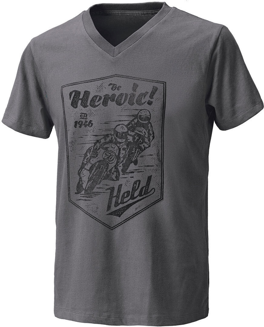 Held Be Heroic T-Shirt 2XL Grau