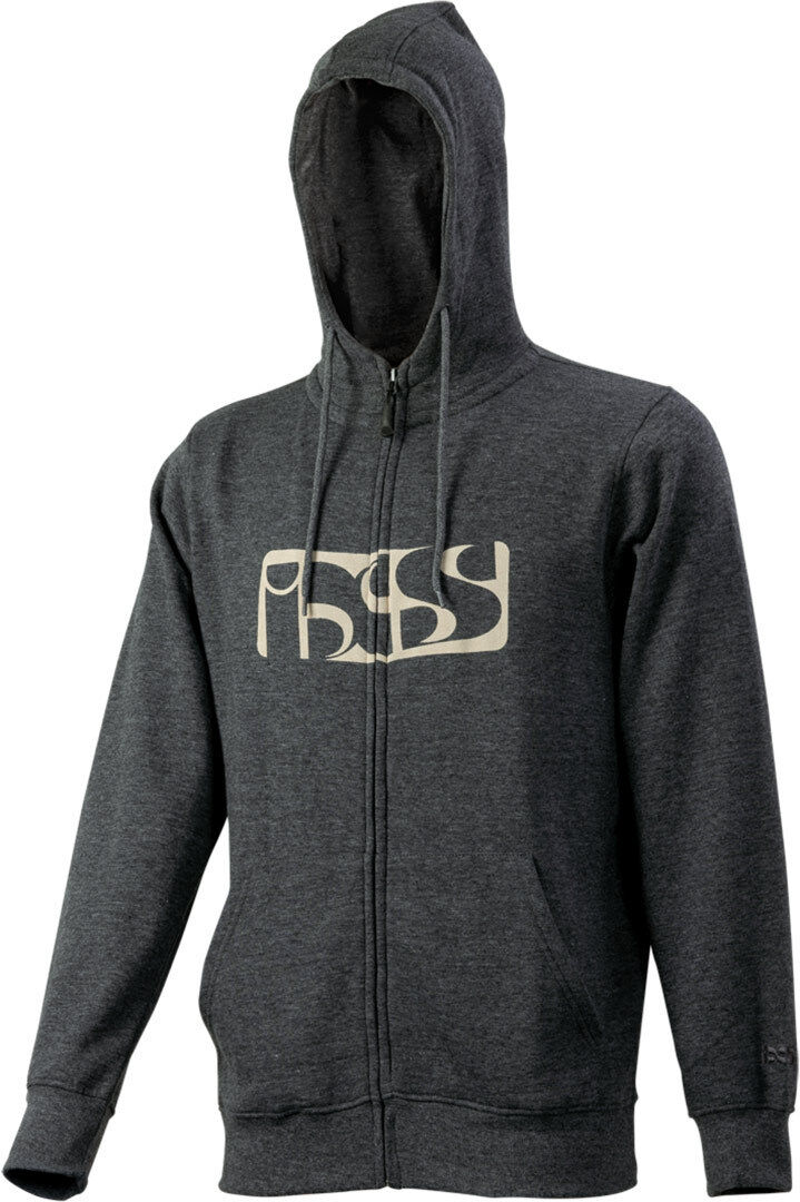 IXS Brand 6.1 Hoodie 2XL Schwarz Grau