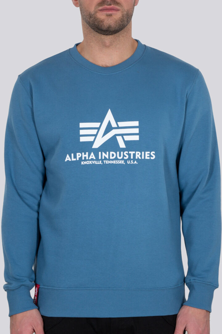 Alpha Industries Basic Sweatshirt L Blau