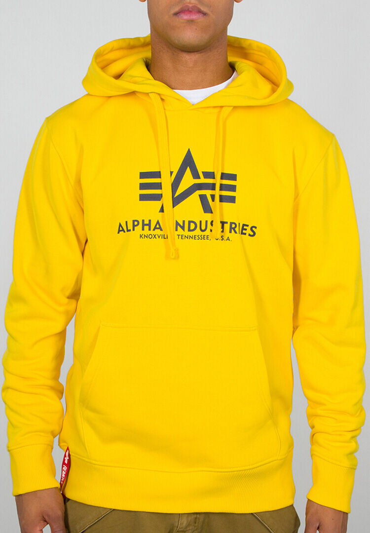 Alpha Industries Basic Hoodie 3XL Gelb