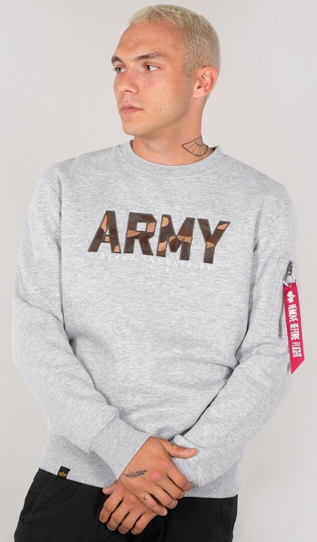 Alpha Industries Army Camo Sweatshirt 2XL Grau Grün