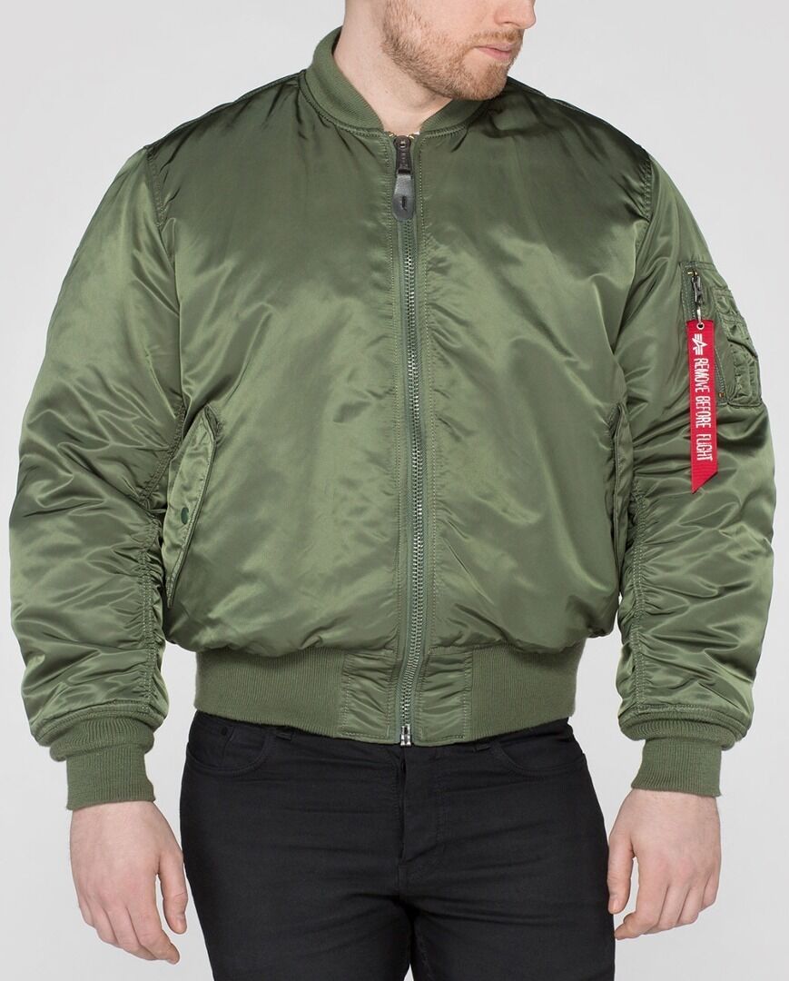 Alpha Industries MA-1 klassiche Jacke L Grün