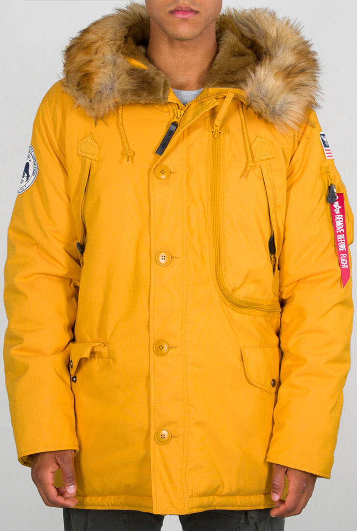 Alpha Industries Polar Jacke S Gelb