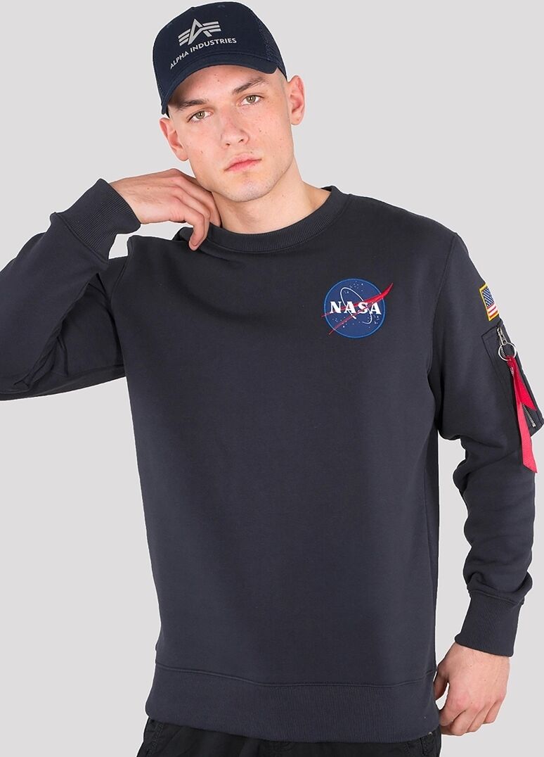 Alpha Industries Space Shuttle Sweatshirt XL Blau