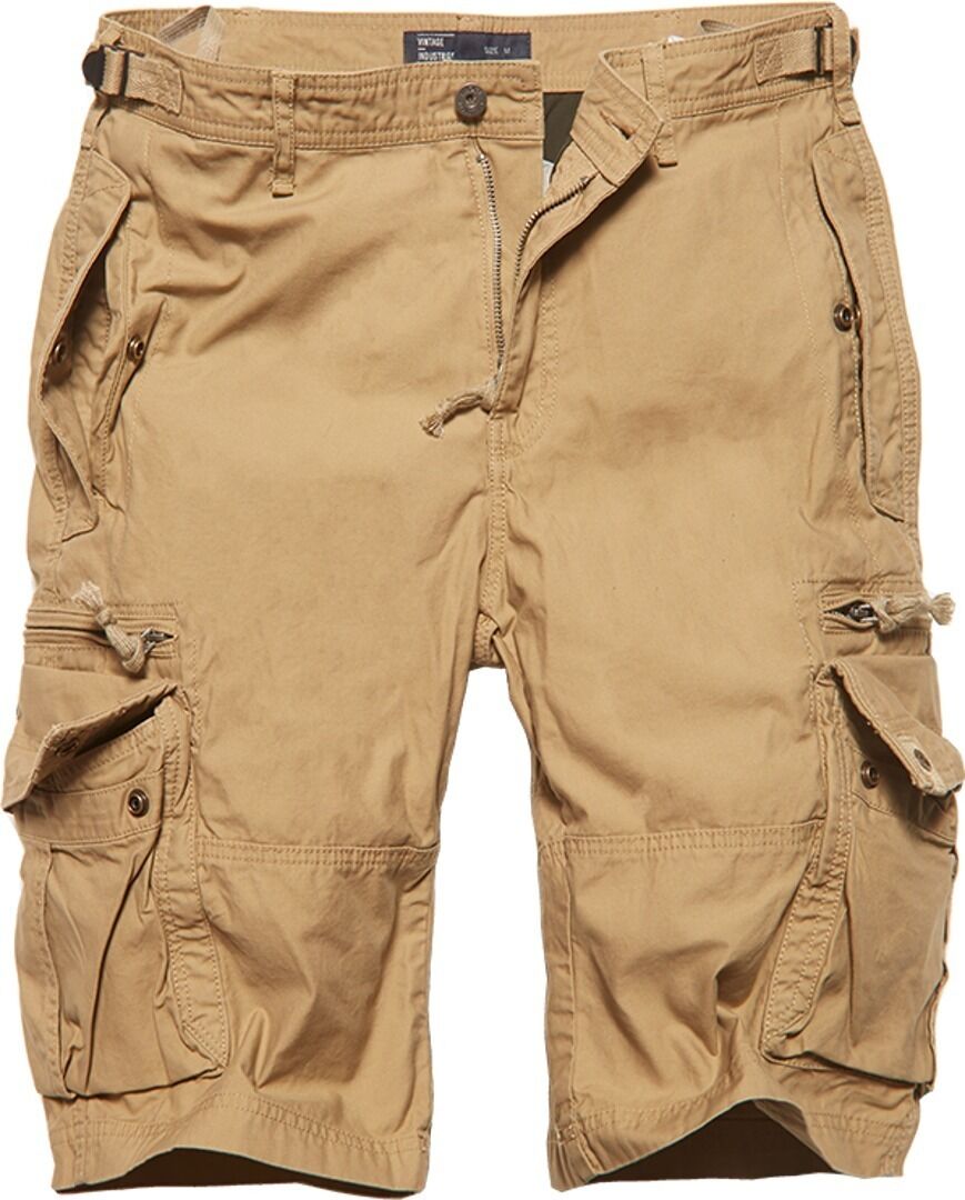 Vintage Industries Gandor Shorts S Beige