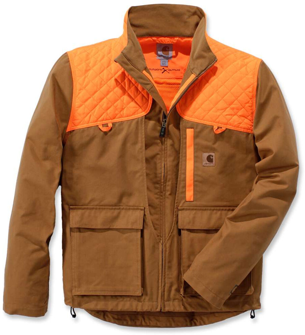 Carhartt Rain Defender Upland Jacke M Orange Braun