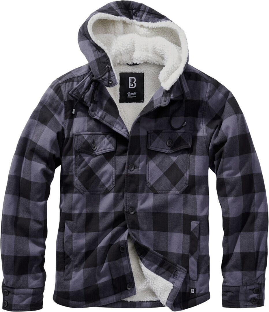 Brandit Lumber Jacke 3XL Schwarz Grau