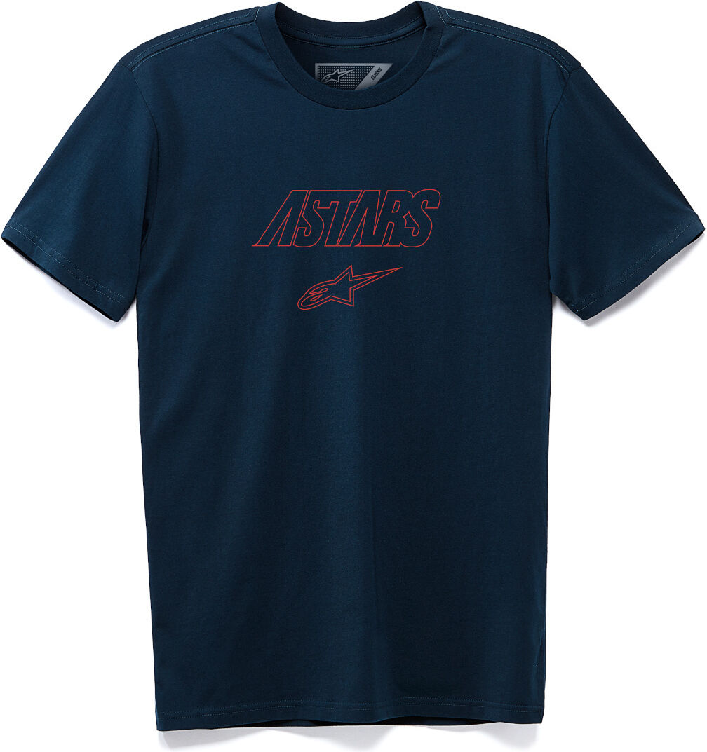 Alpinestars Fineline T-Shirt L Rot Blau