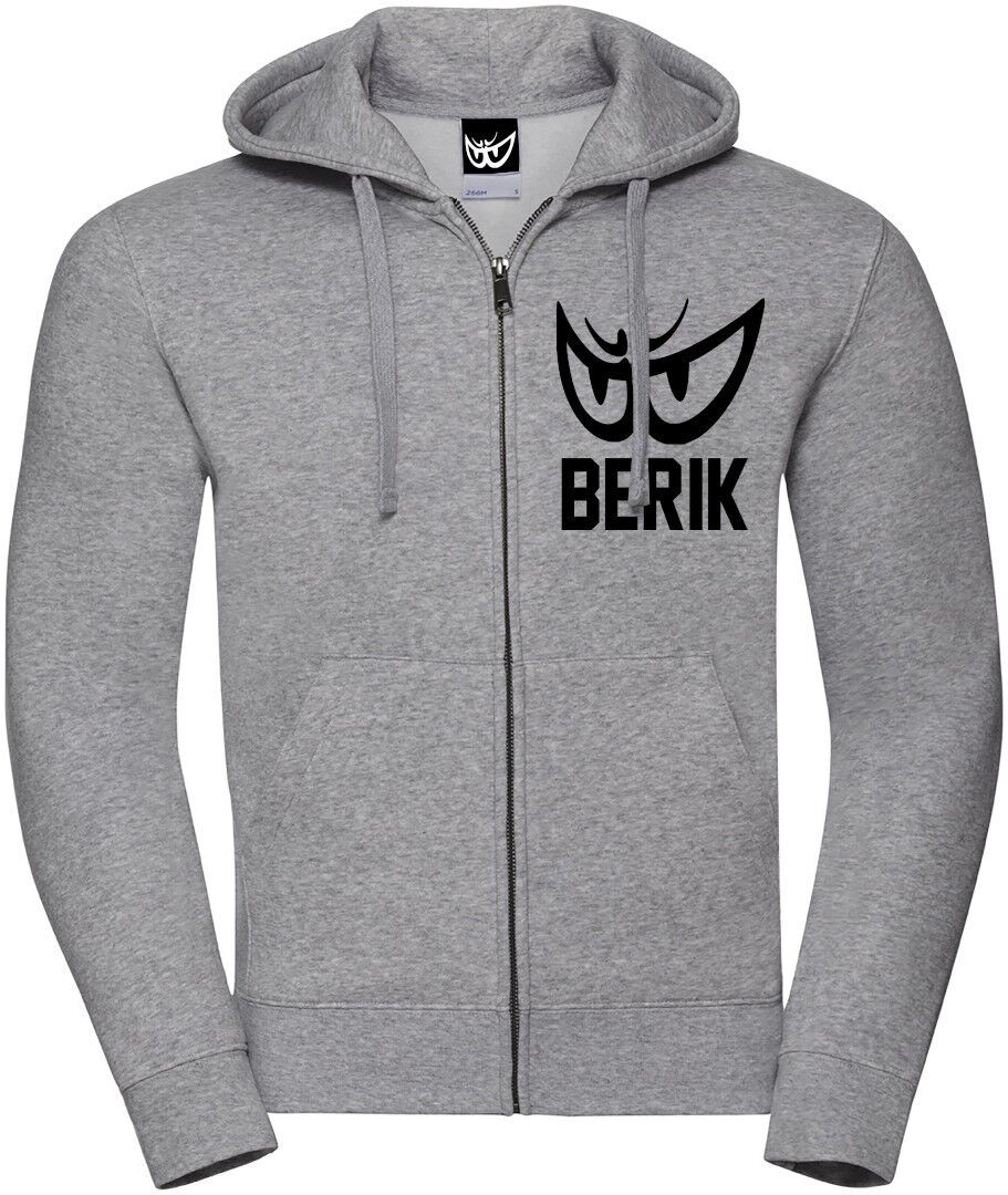 Berik Classic Z Zip Hoodie S Schwarz Grau