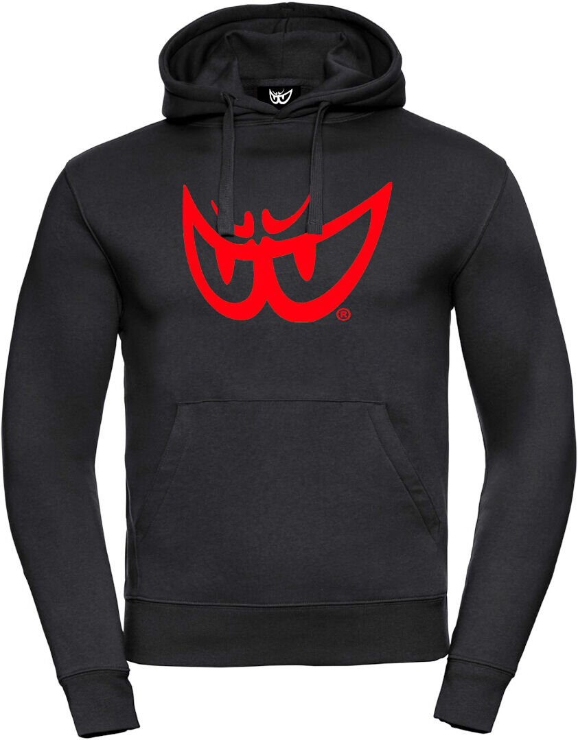 Berik The Eye Hoodie S Schwarz Rot