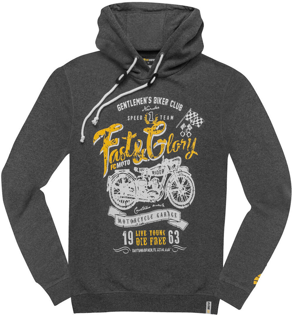 FC-Moto Fast and Glory Hoodie 3XL Grau