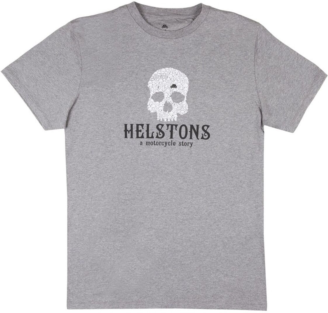 Helstons Skull T-Shirt L Grau