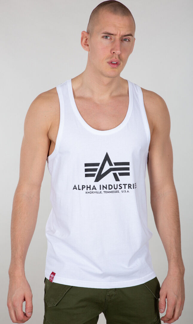 Alpha Industries Basic BB Tank Top M Weiss