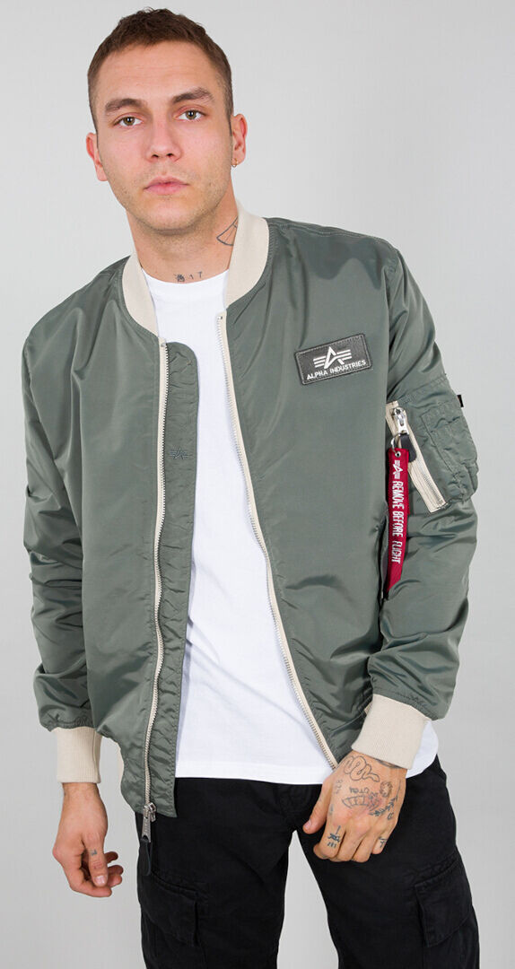 Alpha Industries MA-1 TTC Jacke XL Grau Grün