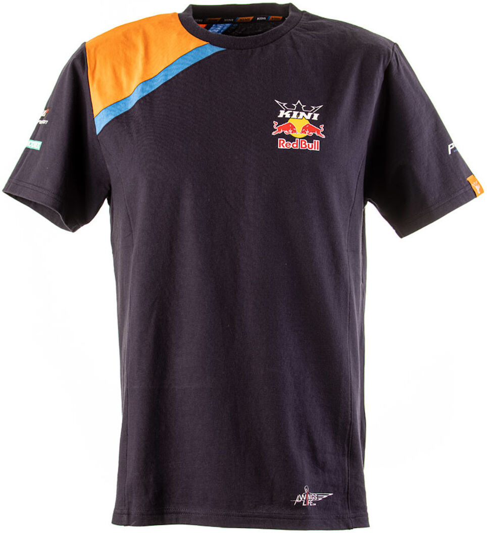 Kini Red Bull Team T-Shirt L Blau Orange