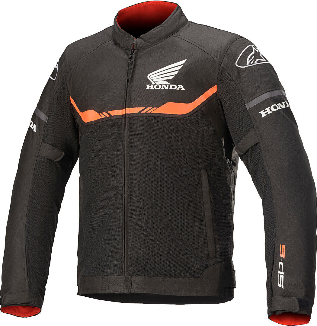 Alpinestars Honda T-SPS Air Motorrad Textiljacke M Schwarz Rot