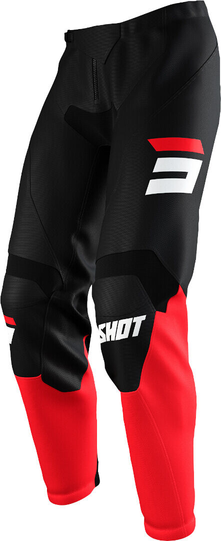 Shot Raw Burst Motocross Hose 28 Schwarz Rot