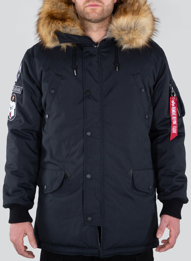 Alpha Industries Arctic Discoverer Jacke L Schwarz