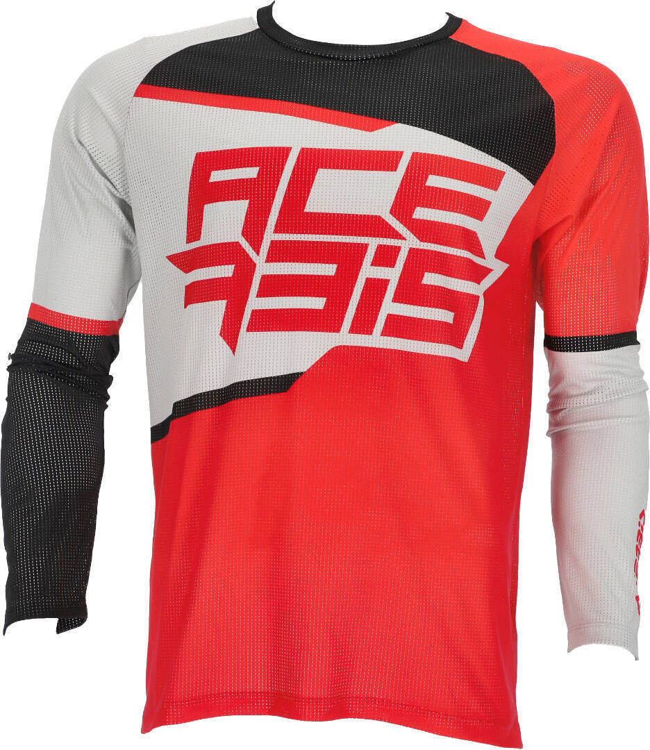 Acerbis MX J-Windy 2 Motocross Jersey 2XL Grau Rot