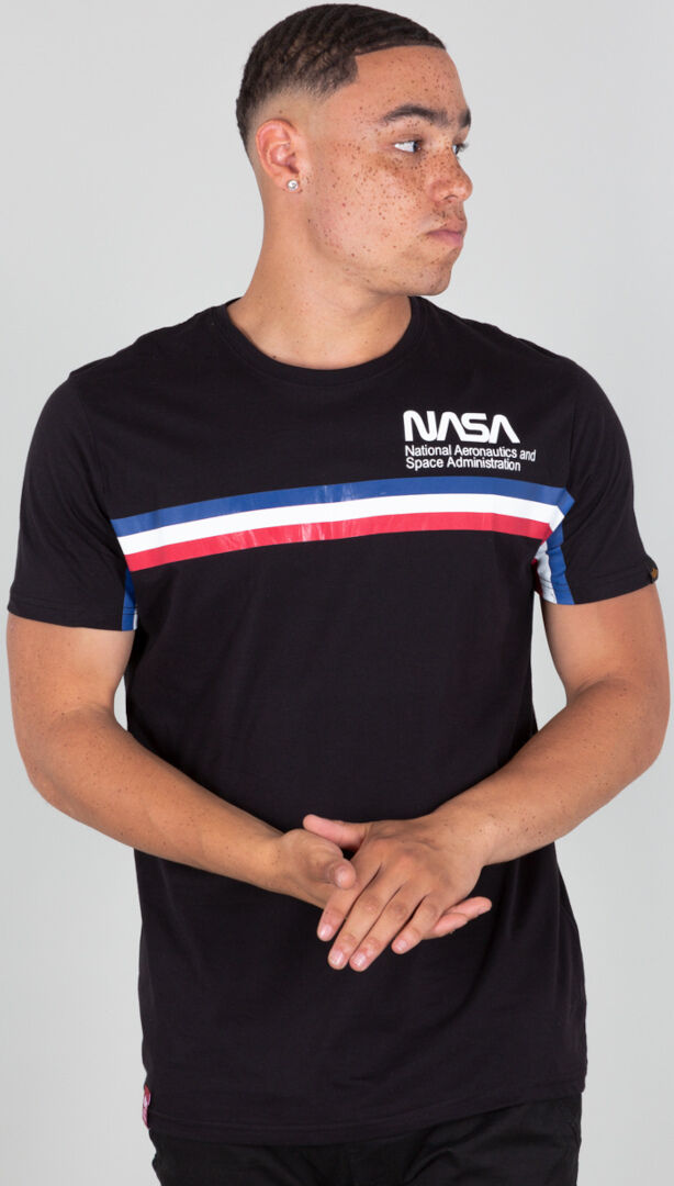 Alpha Industries NASA ISS T-Shirt S Schwarz