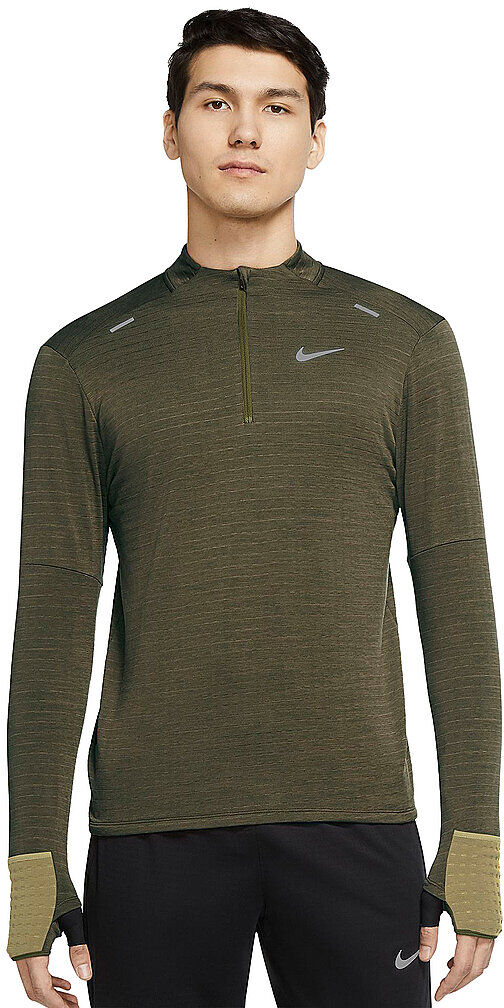 NIKE Herren Laufshirt Therma-FIT Repel Element grün   Größe: M   DD5662 Auf Lager Herren M