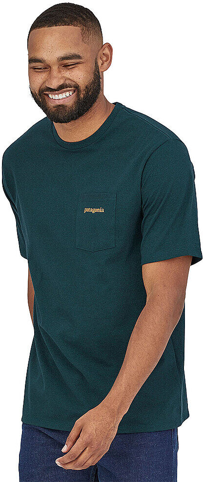 PATAGONIA Herren Funktionsshirt Line Logo Ridge Pocket Responsibili grün   Größe: L   38511 Auf Lager Herren L