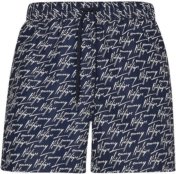 Tommy Hilfiger Herren Badeshort blau   Größe: M   UMOUM02479 Auf Lager Herren M