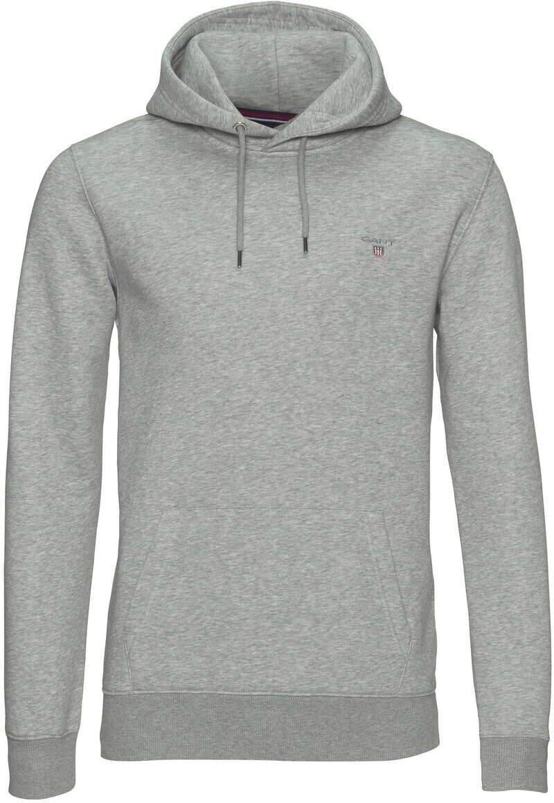 GANT Regular Fit Kapuzen Sweatshirt grau, Melange Herren XXL grau