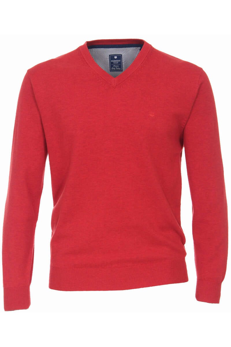 Redmond Casual Regular Fit Pullover rot, Einfarbig Herren 3XL rot