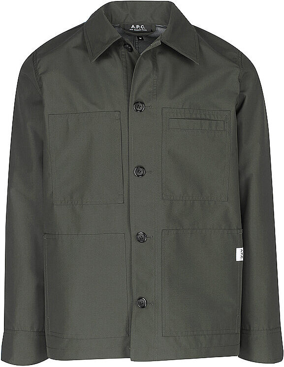 A.P.C. Overshirt Andre grün   Herren   Größe: M   PSAGL-H02619