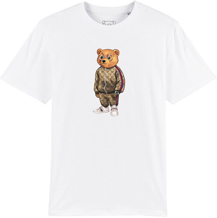 BARON FILOU T Shirt  weiß   Herren   Größe: L   MOT-WH-5