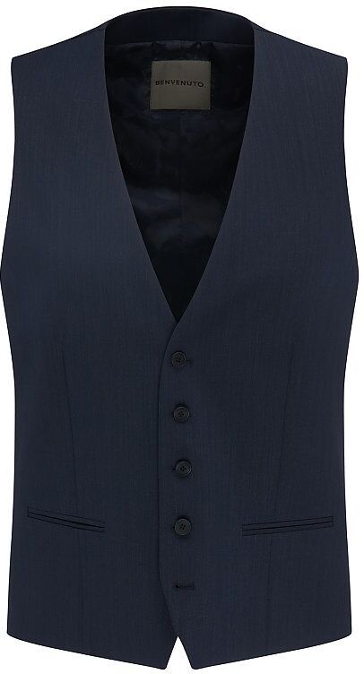 BENVENUTO Gilet Super-Slim-Fit "Umberto 360" blau   Herren   Größe: 48   20848616630