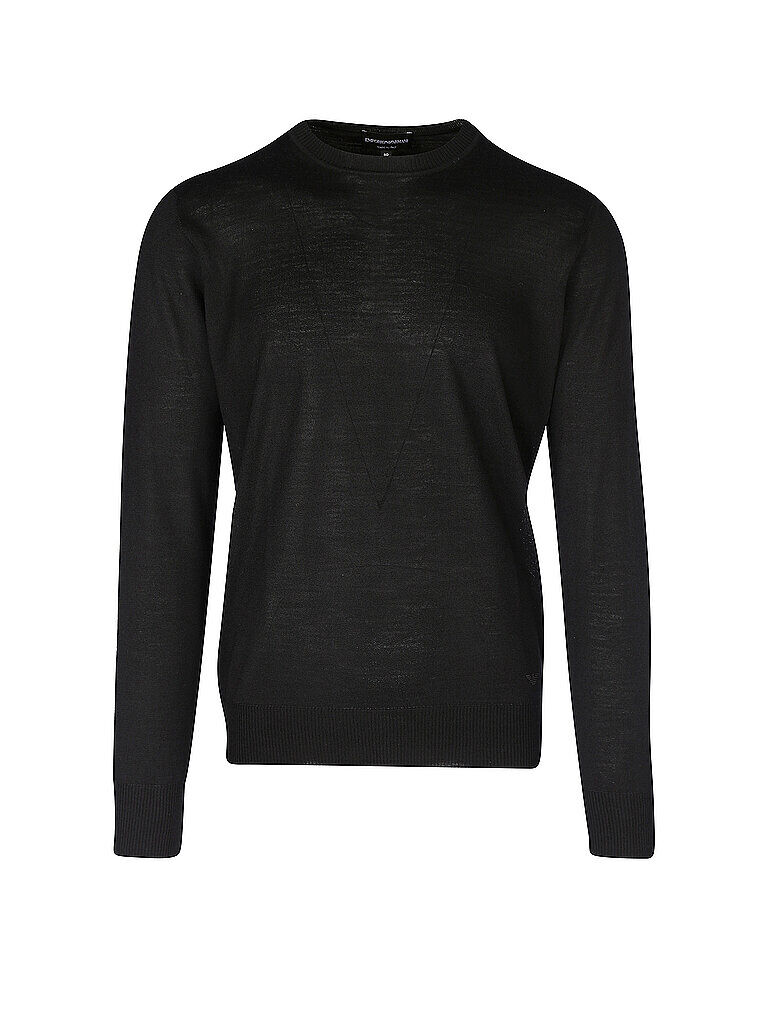 Giorgio Armani EMPORIO ARMANI Pullover Essentials  schwarz   Herren   Größe: 52   8N1M42 1M67Z