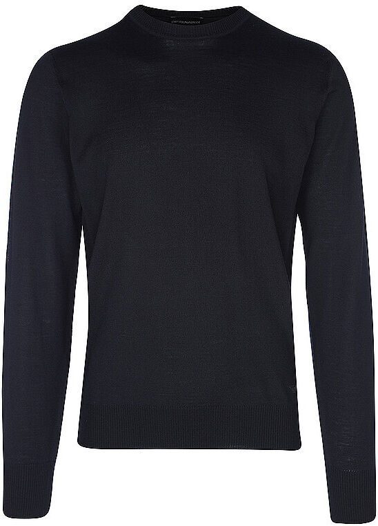 Giorgio Armani EMPORIO ARMANI Pullover Essentials  blau   Herren   Größe: 52   8N1M42 1M67Z