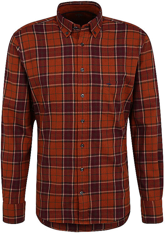 FYNCH HATTON Flanellhemd Casual Fit orange   Herren   Größe: XXXL   12216040