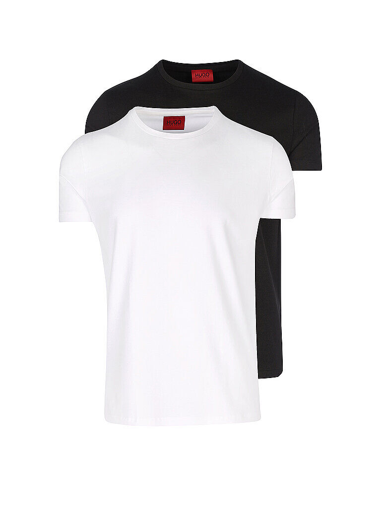 HUGO T-Shirt  2-er Pkg. schwarz   Herren   Größe: M   50325440
