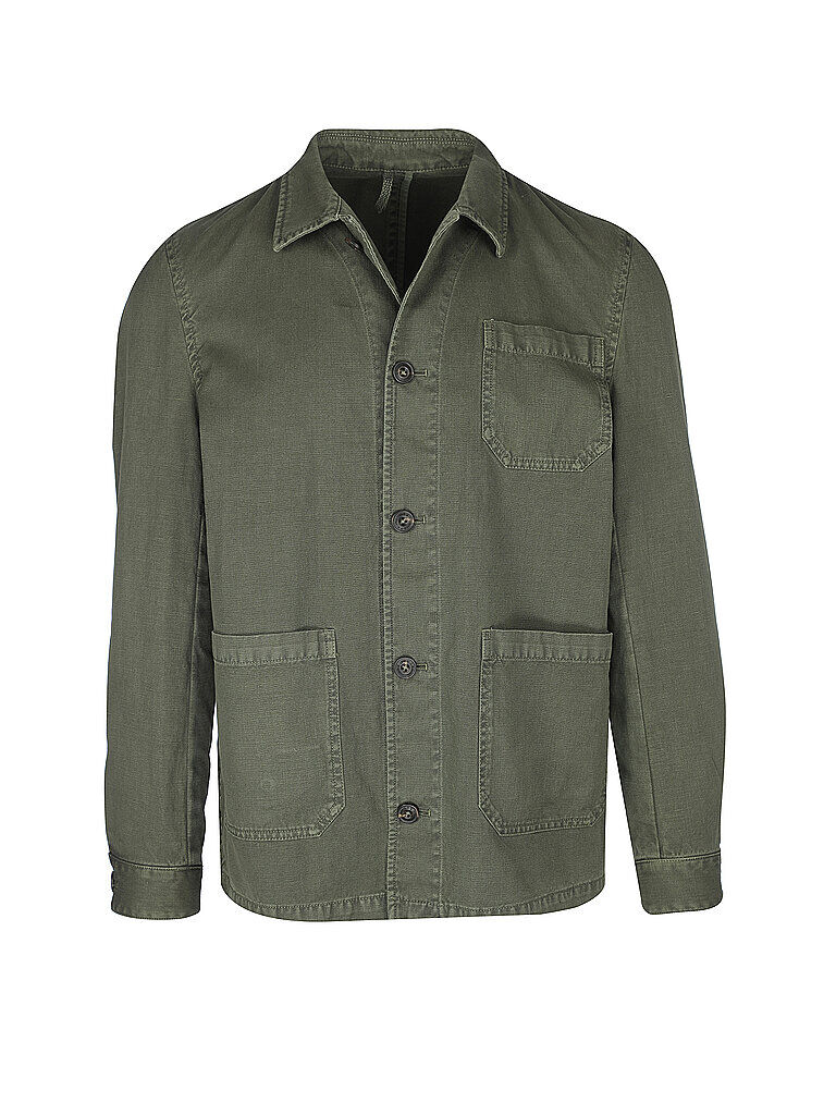 L.B.M.1911 Hemd - Overshirt  grün   Herren   Größe: 50   2816 25012