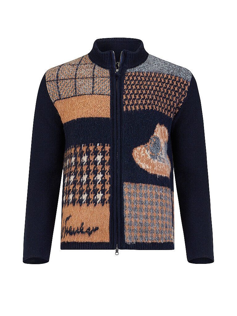 LUIS TRENKER Strickjacke Wall blau   Herren   Größe: M   P37020