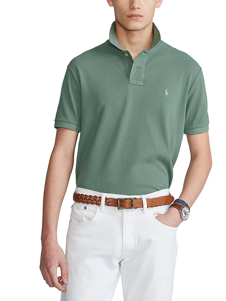 POLO RALPH LAUREN Poloshirt Custom Slim Fit grün   Herren   Größe: M   710680784