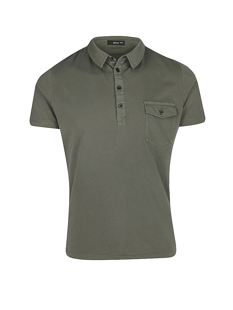 REPLAY Poloshirt grün   Herren   Größe: XL   M600323100G