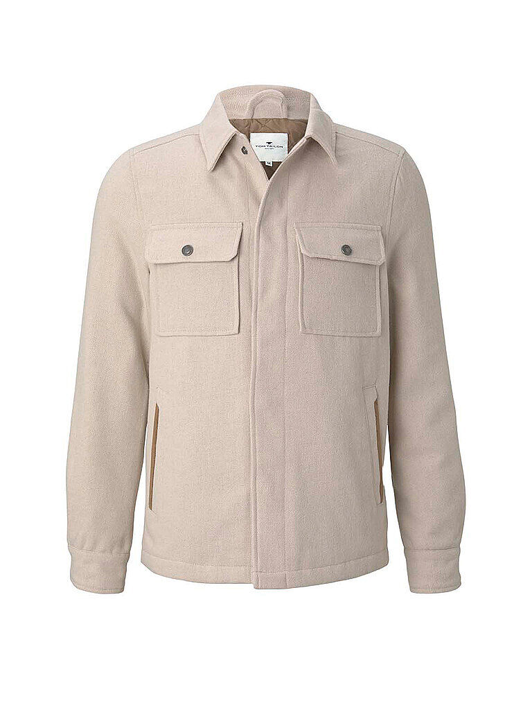 TOM TAILOR Overshirt - Jacke beige   Herren   Größe: XL   1028959
