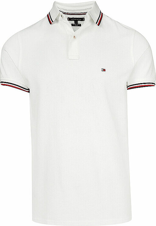 Tommy Hilfiger Poloshirt Slim Fit weiß   Herren   Größe: XL   MW0MW13080