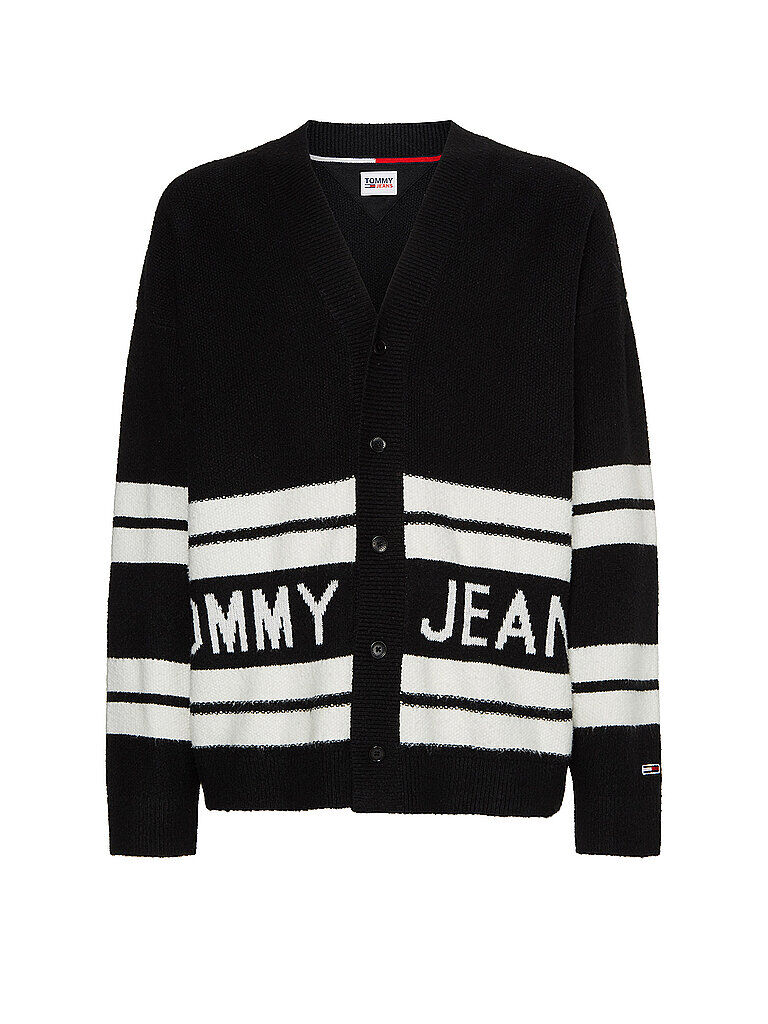 TOMMY JEANS Cardigan schwarz   Herren   Größe: L   DM0DM12209