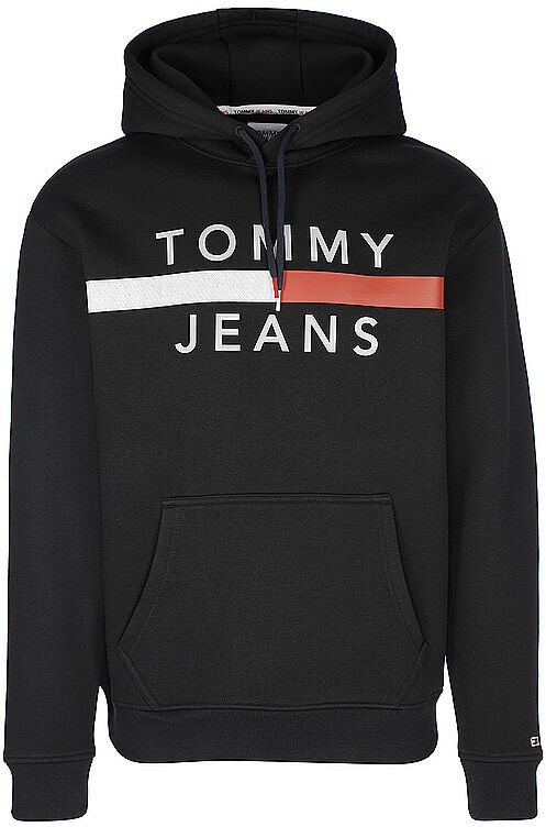 TOMMY JEANS Kapuzensweater - Hoodie schwarz   Herren   Größe: XL   DM0DM07410